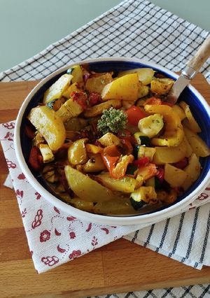 Foto di Verdure cotte nell'airfryer, ricetta del riciclo 🌷