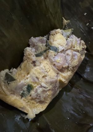 Foto resep Botok Ayam dengan Telur Omega
