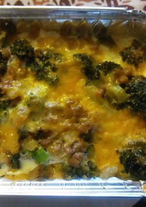 Foto resep Baked Potato with Brokoli (No Ribet2 😊)