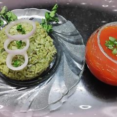 A picture of Palak Rice 🥬.