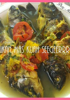 Foto resep Ikan Mas Kuah Seegeerrr😍 #NoMinyak_NoMSG