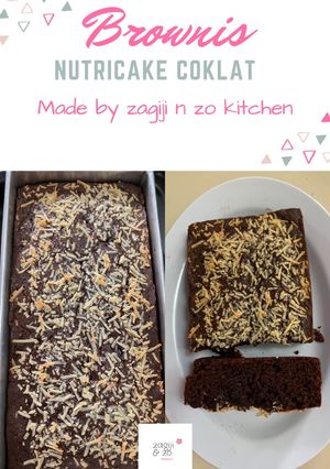 Foto resep Brownis Nutricake mudah tanpa mixer
