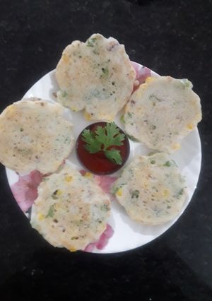 A picture of Veg Rice Uttapam.
