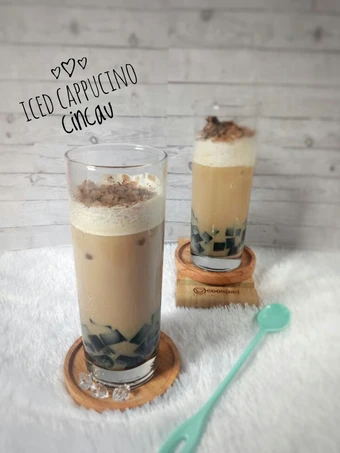 Langkah Mudah untuk Membuat Resep Iced cappucino cincau yang Sempurna Anti Ribet, Uenak Banget