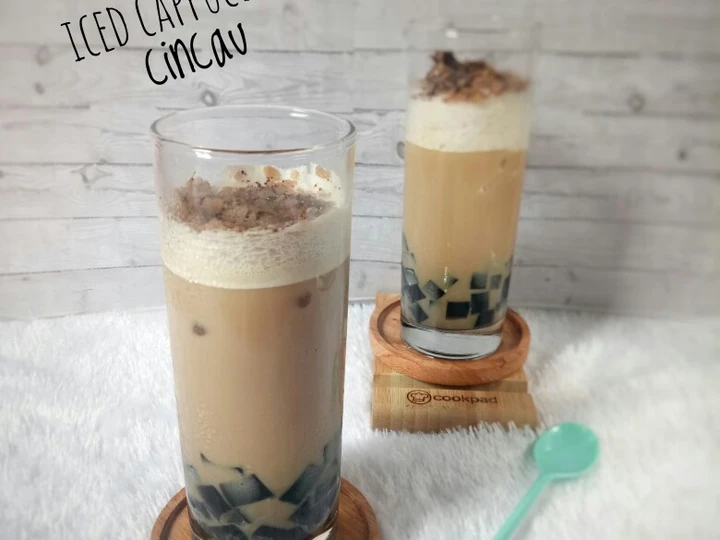 Langkah Mudah untuk Membuat Resep Iced cappucino cincau yang Sempurna Anti Ribet, Uenak Banget
