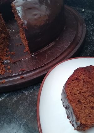 Una foto de Torta de chocolate y remolacha