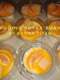 Foto resep Puding Sutra Buah Simple