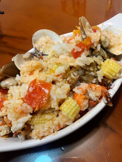 超濃郁番茄海鮮燉飯 的食譜成品照片