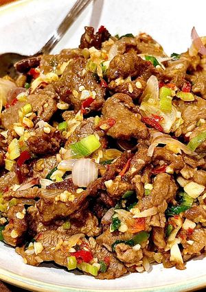 Foto resep Daging Goreng Cabai Garam 👍🏼👍🏼👍🏼