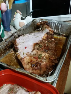 Una foto de Pernil