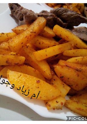 صورة لوصفة بطاطا مشوية في الفرن