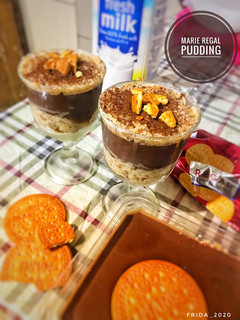 Foto resep Regal puding lapis coklat