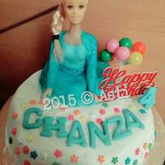 Fondant cake রেসিপির প্রধান ছবি