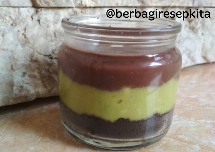 Avocado/ alpukat in the jar