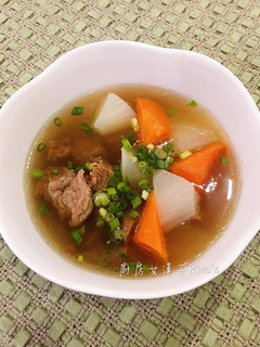 清燉蘿蔔牛肉湯 的食譜成品照片