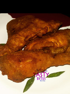 A picture of KFC chicken.