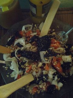 Una foto de Salad vegan liviana para almorzar saludable