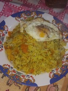 عکسی از دستور کدو پلو(کهی پلا با مرغنه)☺