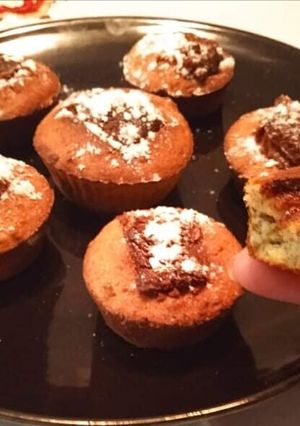 O poză a rețetei Muffin cu banane și ciocolată.