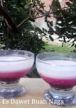 Foto resep Es Dawet Buah Naga