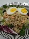 Salade de quinoa au crabe