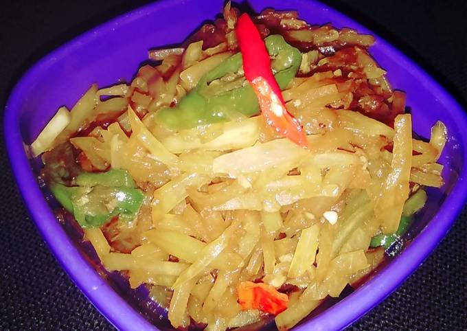 Ternyata ini loh! Cara mudah membuat Tumis pepaya kecap  sempurna