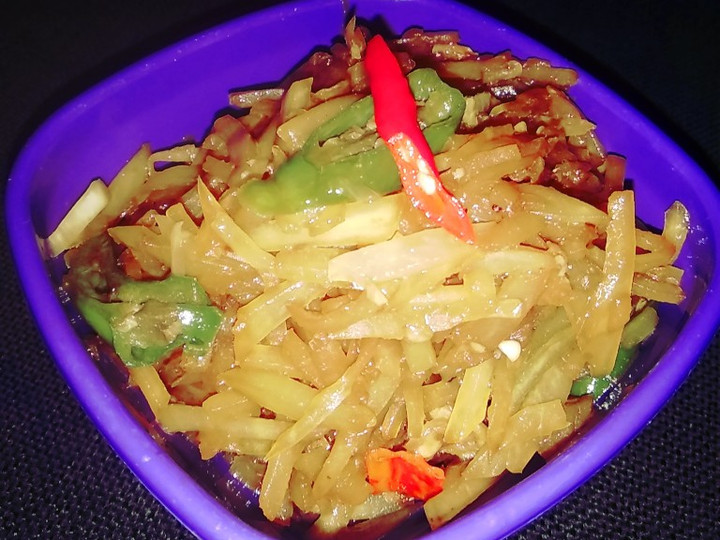Ternyata ini loh! Cara mudah membuat Tumis pepaya kecap  sempurna