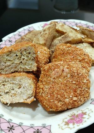 Foto resep Anabolic Chicken Tofu Nuggets | High Protein, Low Calorie, Sugar Free