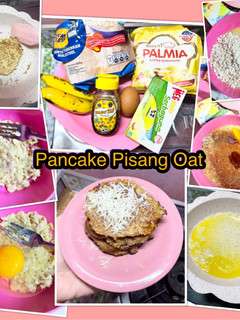 Foto resep Pancake Pisang Oat tinggi protein (MPASI 1th+)