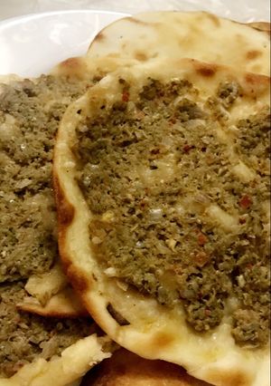 صورة لوصفة صفيحة (لحم بعجين)