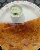 No onion no garlic Besan Aata chilla
