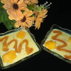 A picture of Mango caramel smoothie.