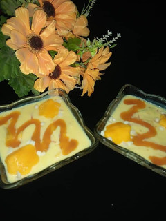A picture of Mango caramel smoothie.