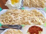 A picture of tagliatelle sauce