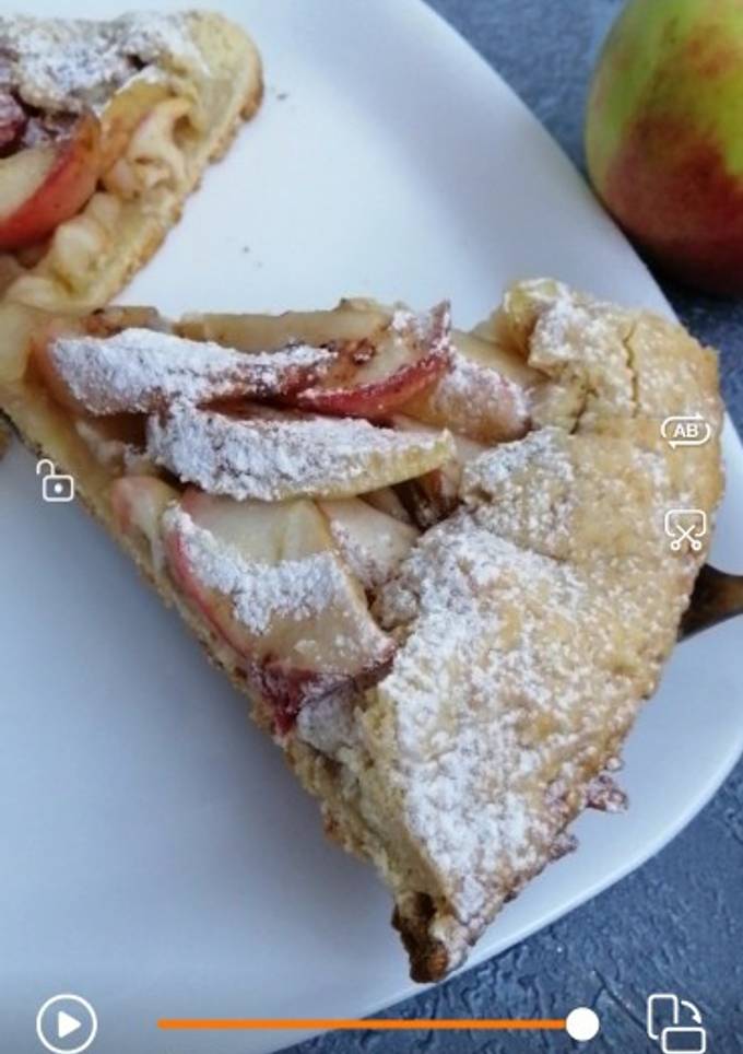 Галета з яблуками