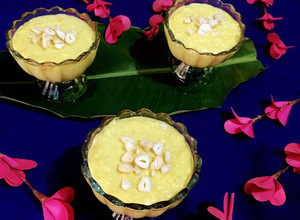 A picture of Mango Rice Kheer.