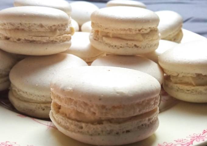 Recette de macarons au chocolat blanc