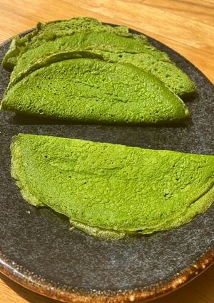 Una foto de 🍃Maravillosas Crepas de Espinacas 🍃