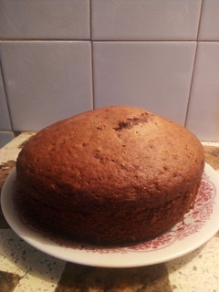 Una foto de Torta de chocolate y membrillo