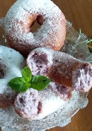 Foto resep Donat ubi ungu