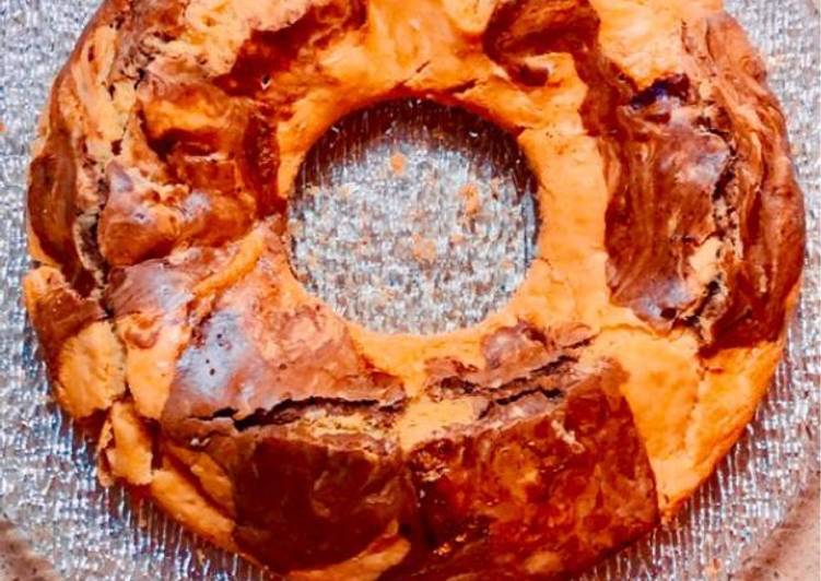 Ciambella marmorizzata🍩🍫🍊