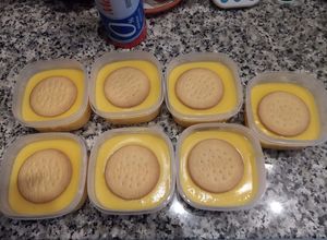Una foto de Flan Potax con galletas a tú gusto