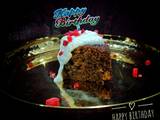 Eggless Carrot coffee cake in pressure cooker