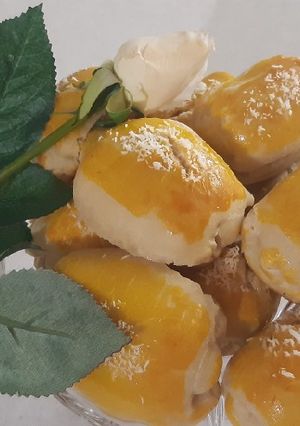 عکسی از دستور نان نارگیلی فاطمه پز