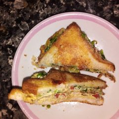 A picture of Bread omelette.