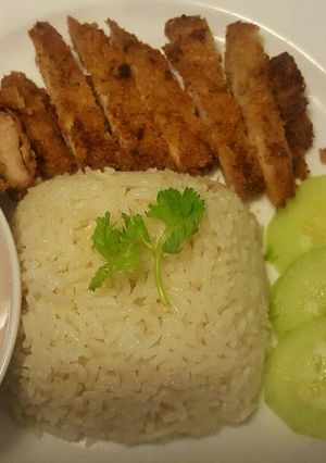 รูปของ ข้าวมันไก่ทอด