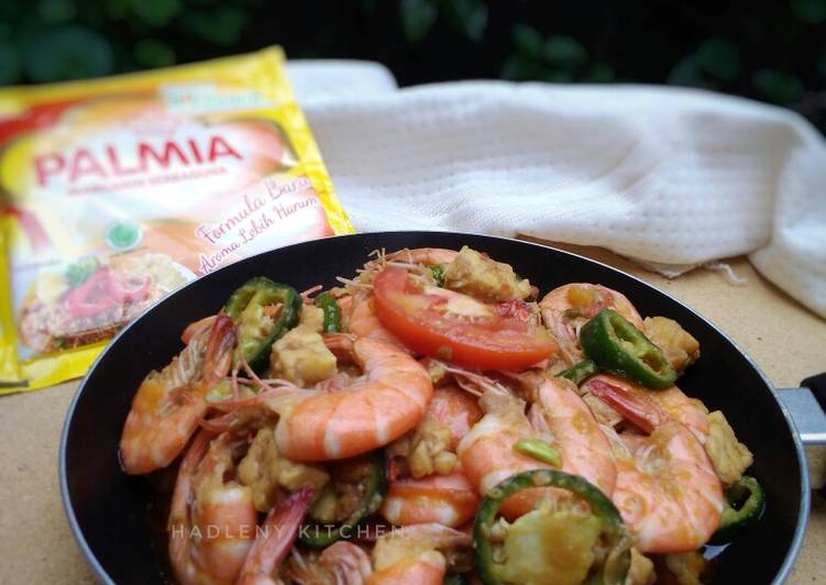 Cara meracik Udang Masak Tauco Pedas Anti Gagal