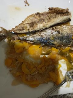 Una foto de Caballa a la papillote Mambo