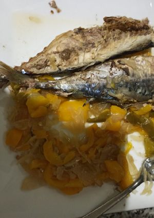 Una foto de Caballa a la papillote Mambo