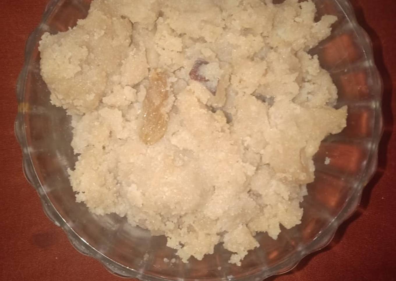 Wheat flour halwa